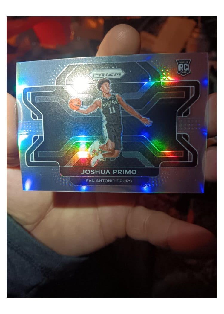2021-22 Panini Prizm Base Set Joshua Primo #298 card