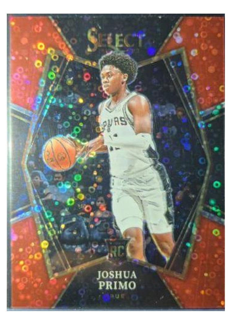 2021-22 Panini Select Base Set Joshua Primo Red Disco Prizm #153 card