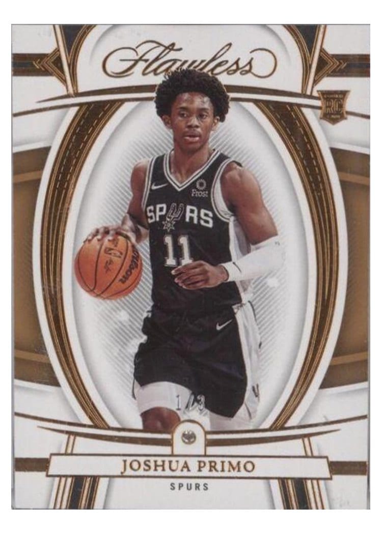 2021 Panini Flawless Joshua Primo #95 card
