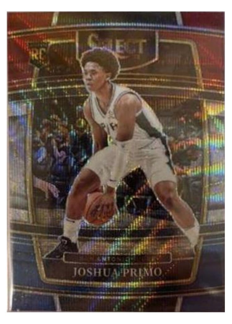 2021 Panini Select Joshua Primo Tri Color Prizm #68 card