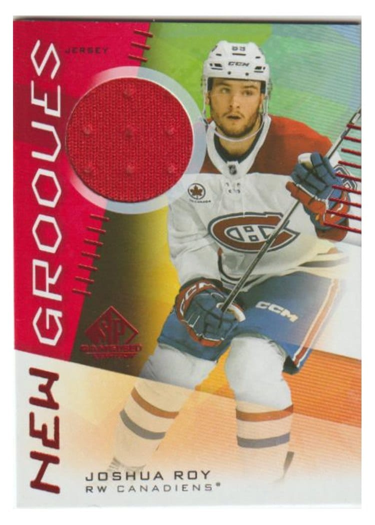 2024-25 SP Game Used New Grooves Joshua Roy #NG-12 card