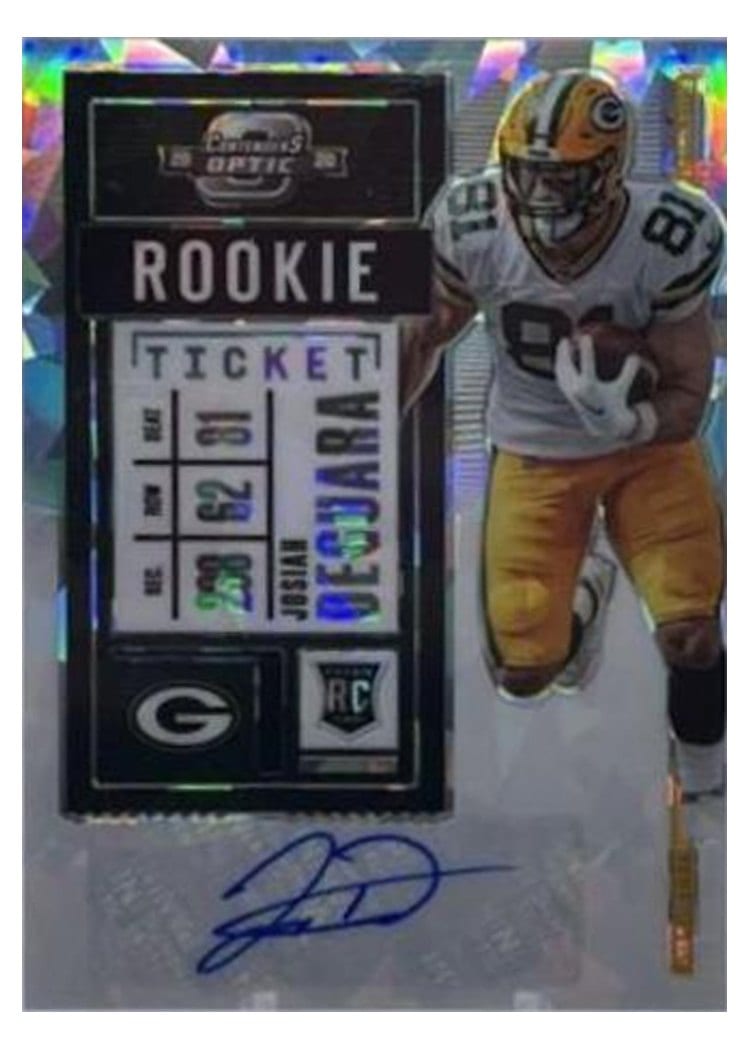 2020 Panini Contenders Optic Base Set Josiah Deguara #172 card