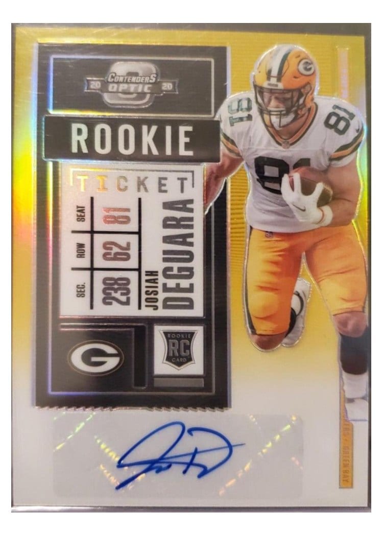 2020 Panini Contenders Optic Base Set Josiah Deguara #172 card