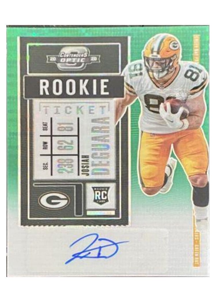 2020 Panini Contenders Optic Base Set Josiah Deguara #172 card
