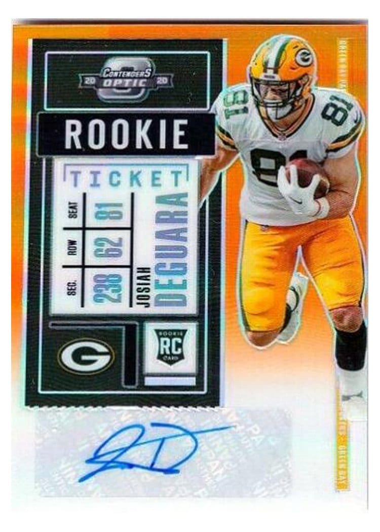 2020 Panini Contenders Optic Base Set Josiah Deguara #172 card