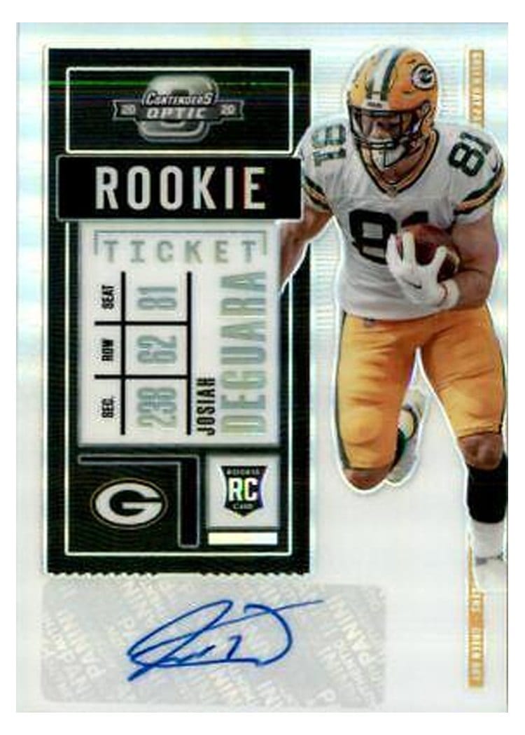 2020 Panini Contenders Optic Base Set Josiah Deguara #172 card