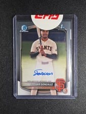 2025 Bowman Chrome Prospect Autographs Josuar Gonzalez #CPA-JD