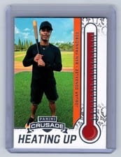 2025 Panini Crusade Heating Up Josuar Gonzalez #36