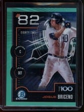 2025 Bowman Bowman Scouts Top 100 Josue Briceno #BTP-82 card