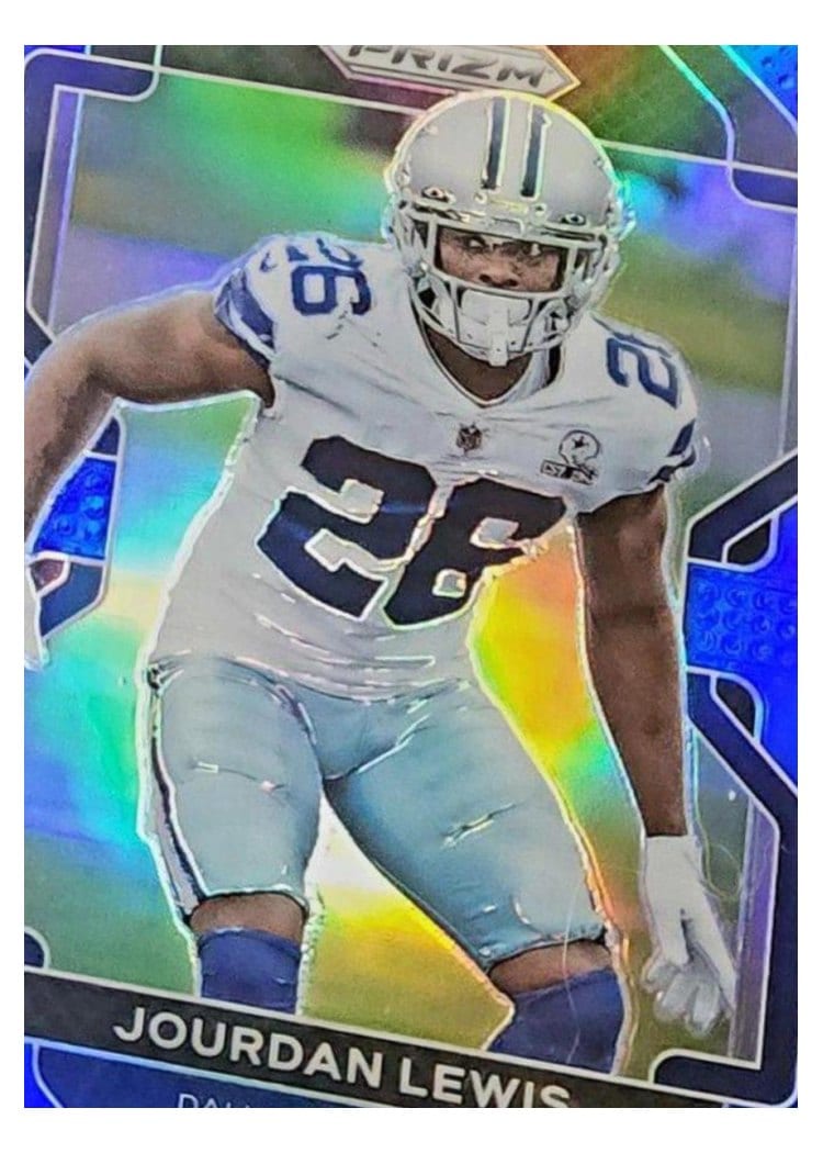 2021 Panini Prizm Base Set Jourdan Lewis Blue Prizm #246