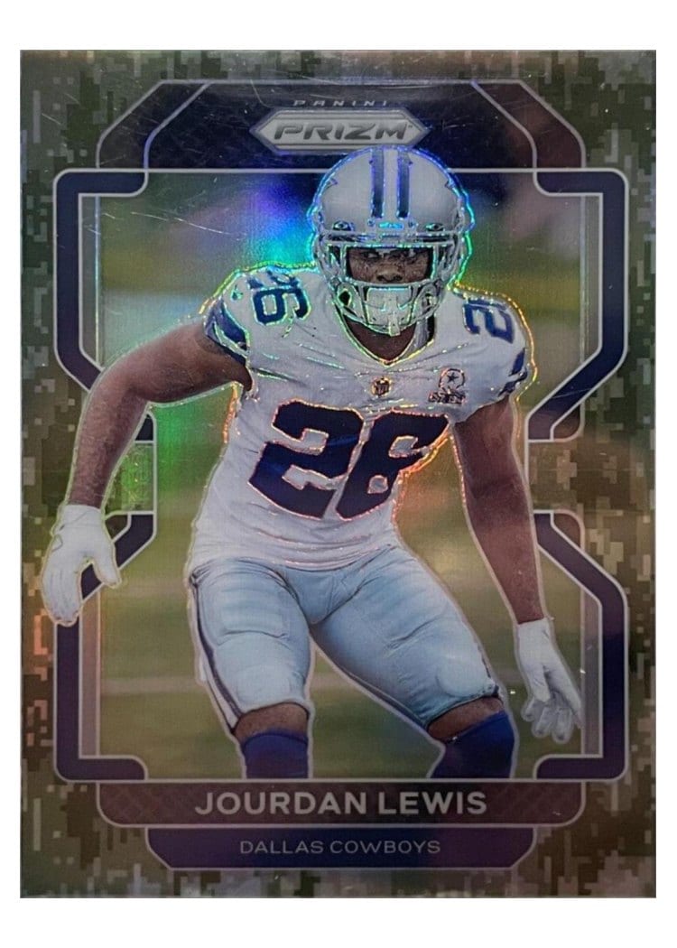2021 Panini Prizm Base Set Jourdan Lewis Forest Camo Prizm #246