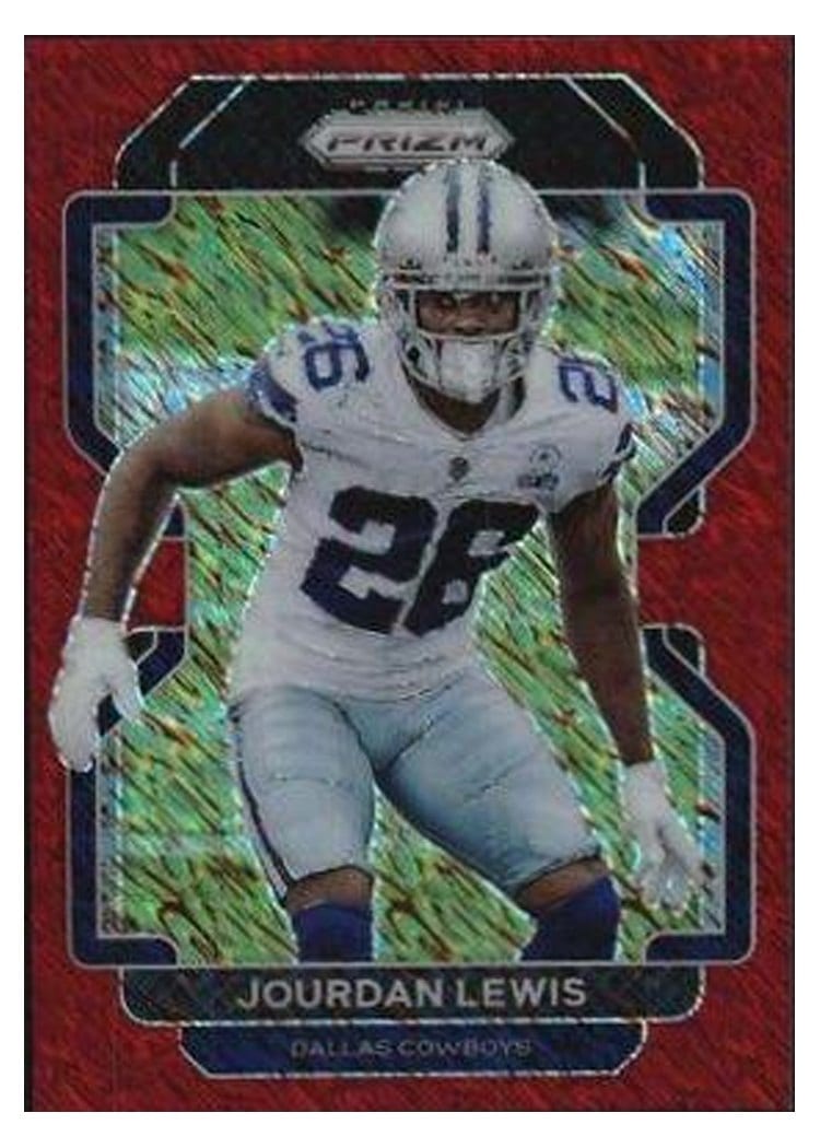 2021 Panini Prizm Base Set Jourdan Lewis Red Shimmer #246