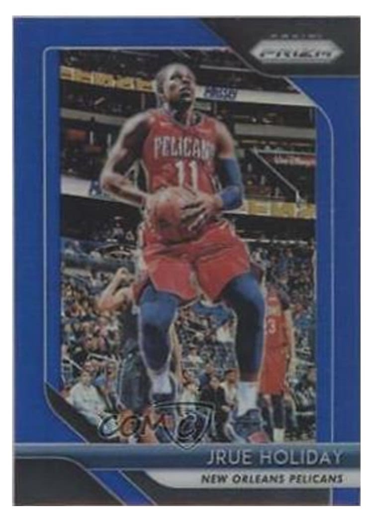 2018-19 Panini Prizm Base Set Jrue Holiday #137 card