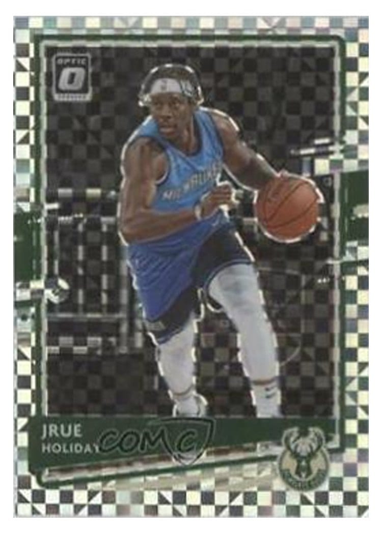 2020-21 Donruss Optic Base Set Jrue Holiday #106 card