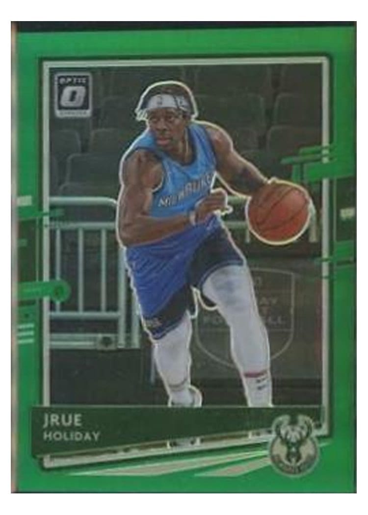 2020-21 Donruss Optic Base Set Jrue Holiday Green #106 card