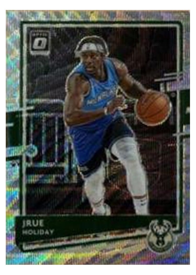 2020-21 Donruss Optic Base Set Jrue Holiday #106 card