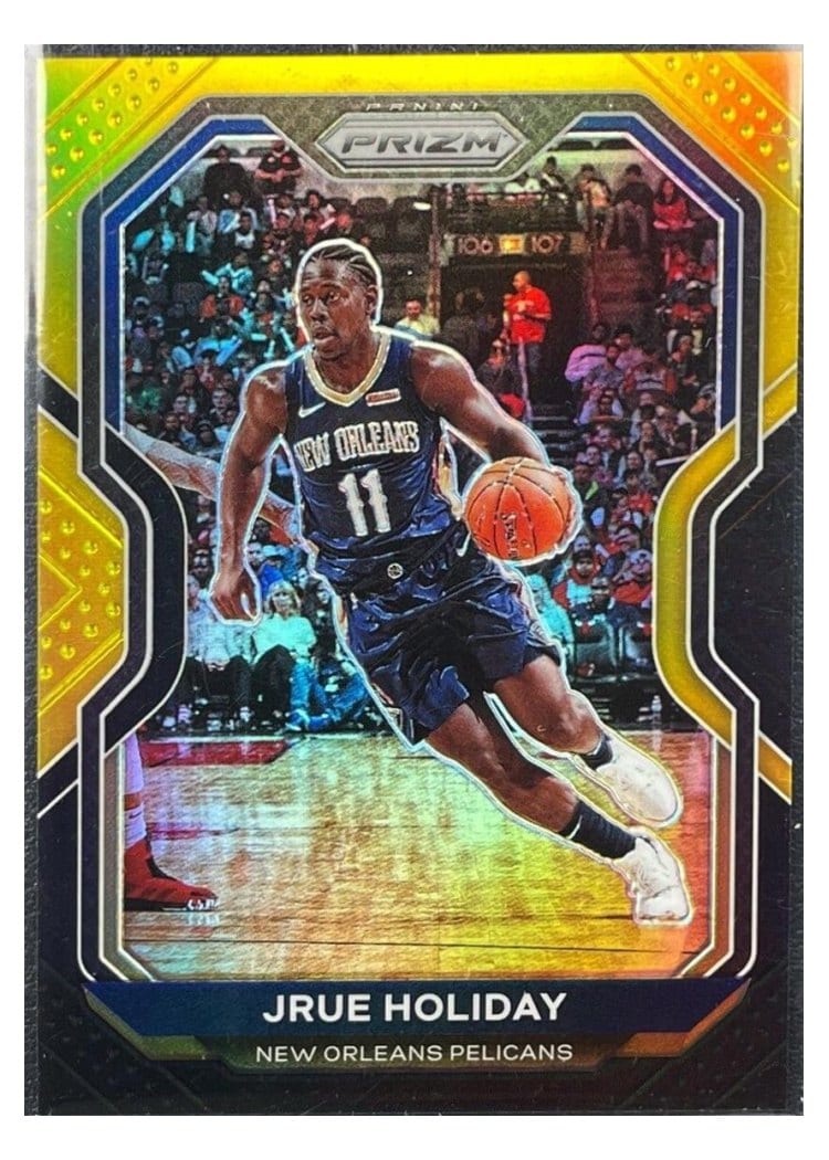 2020-21 Panini Prizm Base Set Jrue Holiday #75 card