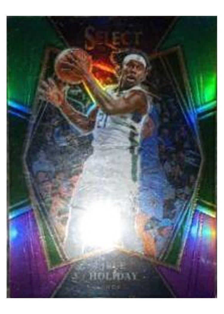 2021-22 Panini Select Base Set Jrue Holiday Silver Prizm #163 card