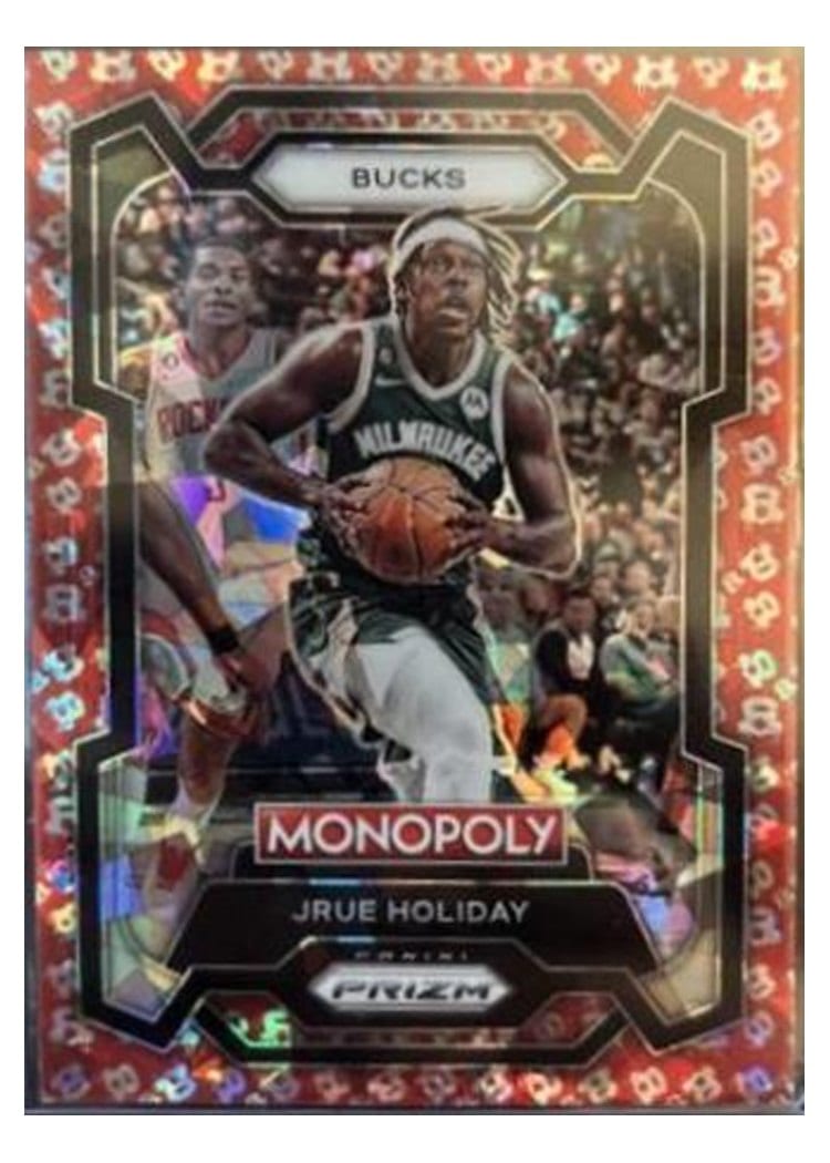 2023-24 Panini Prizm Monopoly Base Set Jrue Holiday Free Parking #51 card