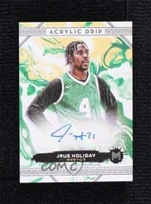 2023-24 Topps Motif Acrylic Drip Autographs Jrue Holiday #ADA-JH card