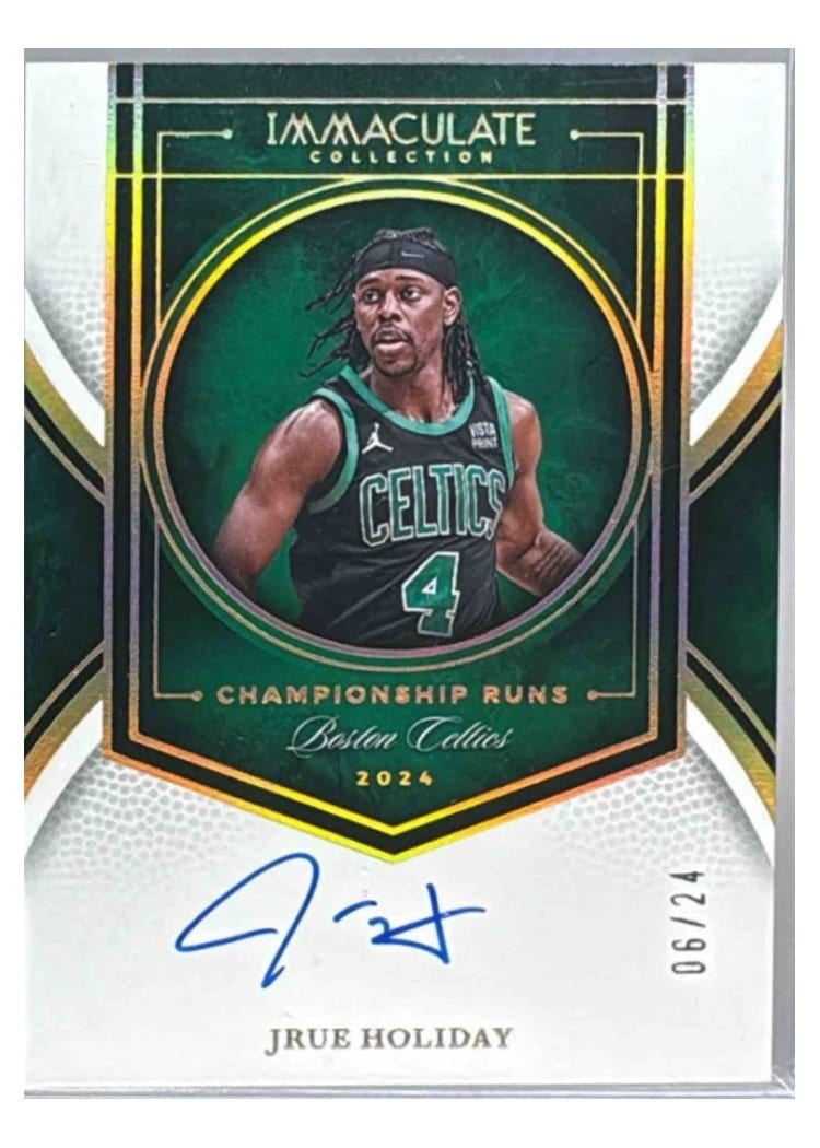 2024-25 Panini Immaculate Collection Immaculate Championship Runs Set Jrue Holiday #1 card