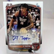 2025-26 Bowman Paper Prospects Retail Autographs JT Toppin #PA-JT card