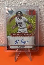 2025-26 Bowman University Best The Best of 2025 Autographs JT Toppin #BA-JT card