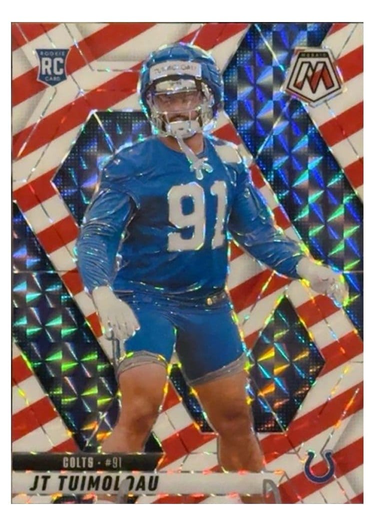 2025 Panini Mosaic Base Set JT Tuimoloau #387 card