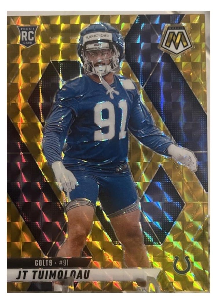 2025 Panini Mosaic Base Set JT Tuimoloau #387 card