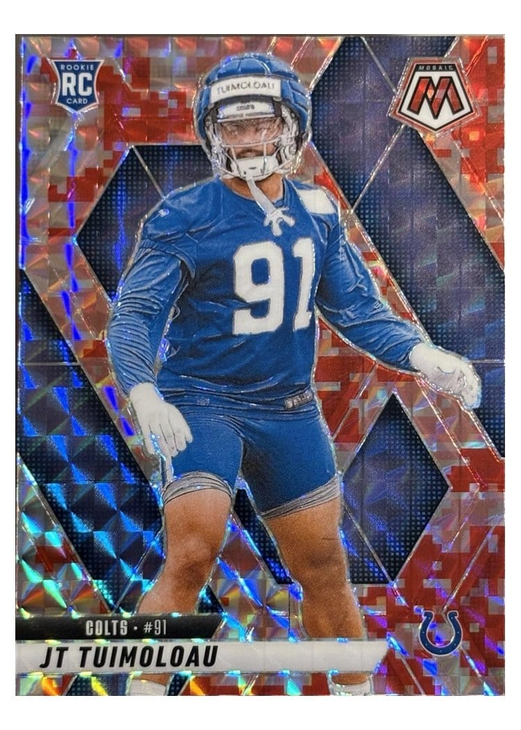 2025 Panini Mosaic Base Set JT Tuimoloau #387 card