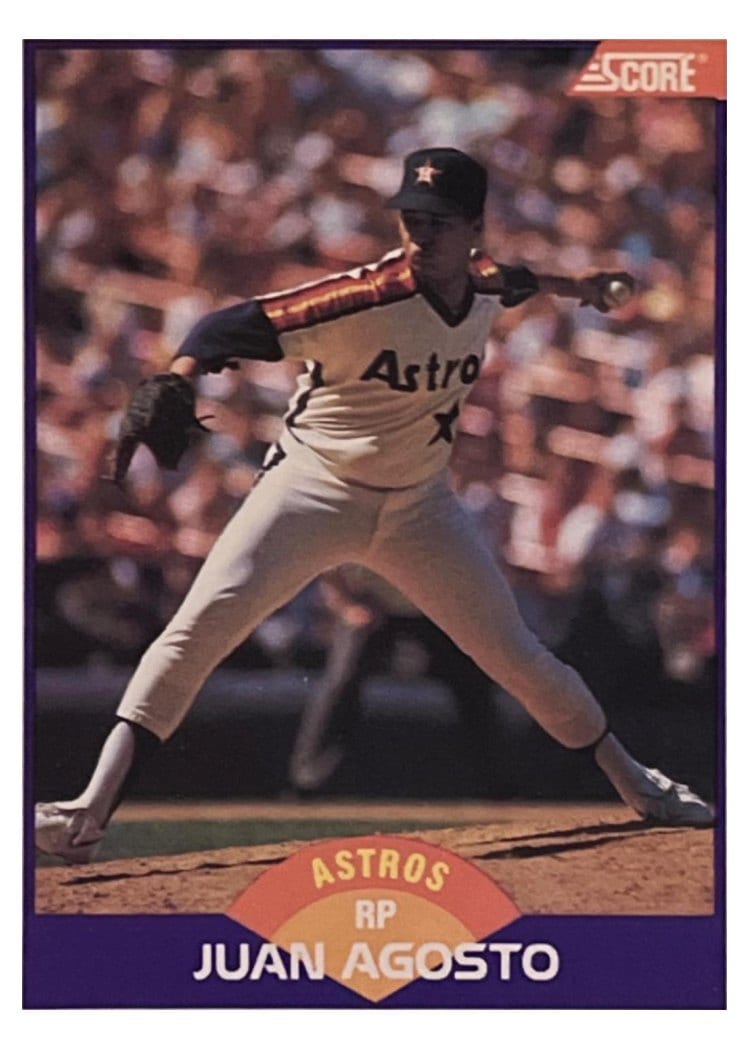1989 Score Juan Agosto #283 card