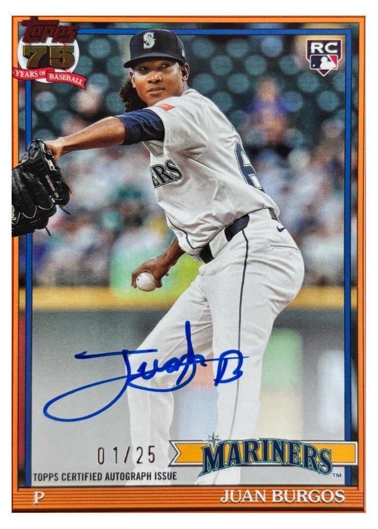 2026 Topps 1991 Topps Autographs Juan Burgos #91A-JUA card
