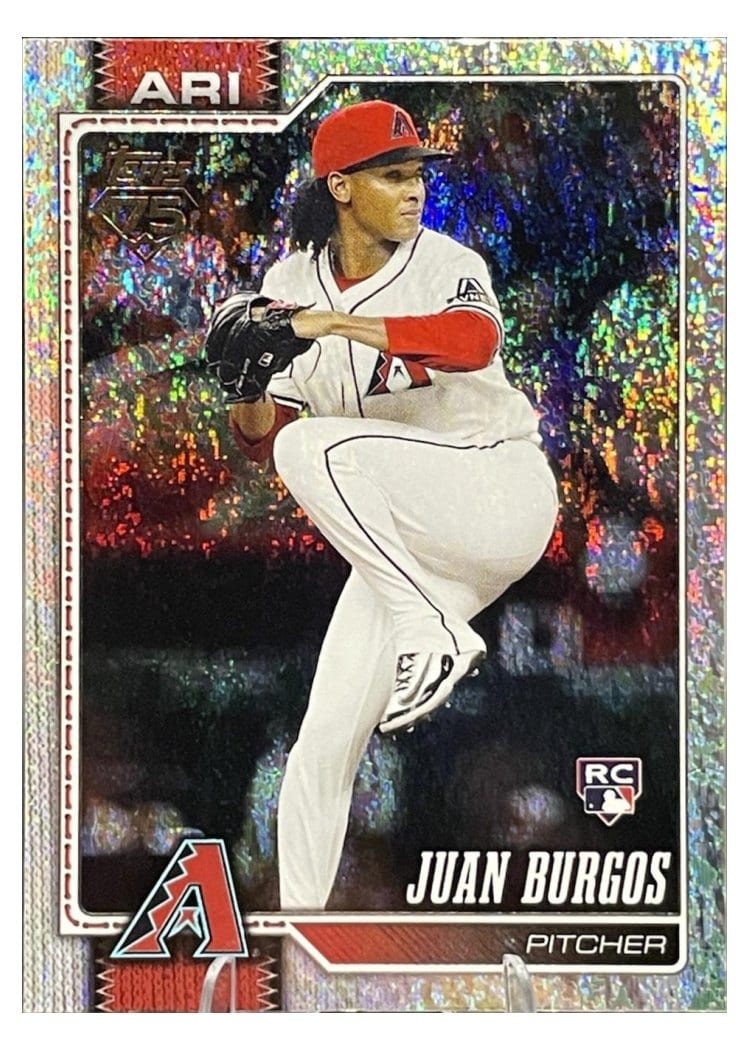 2026 Topps Base Set Juan Burgos Holo #102 card