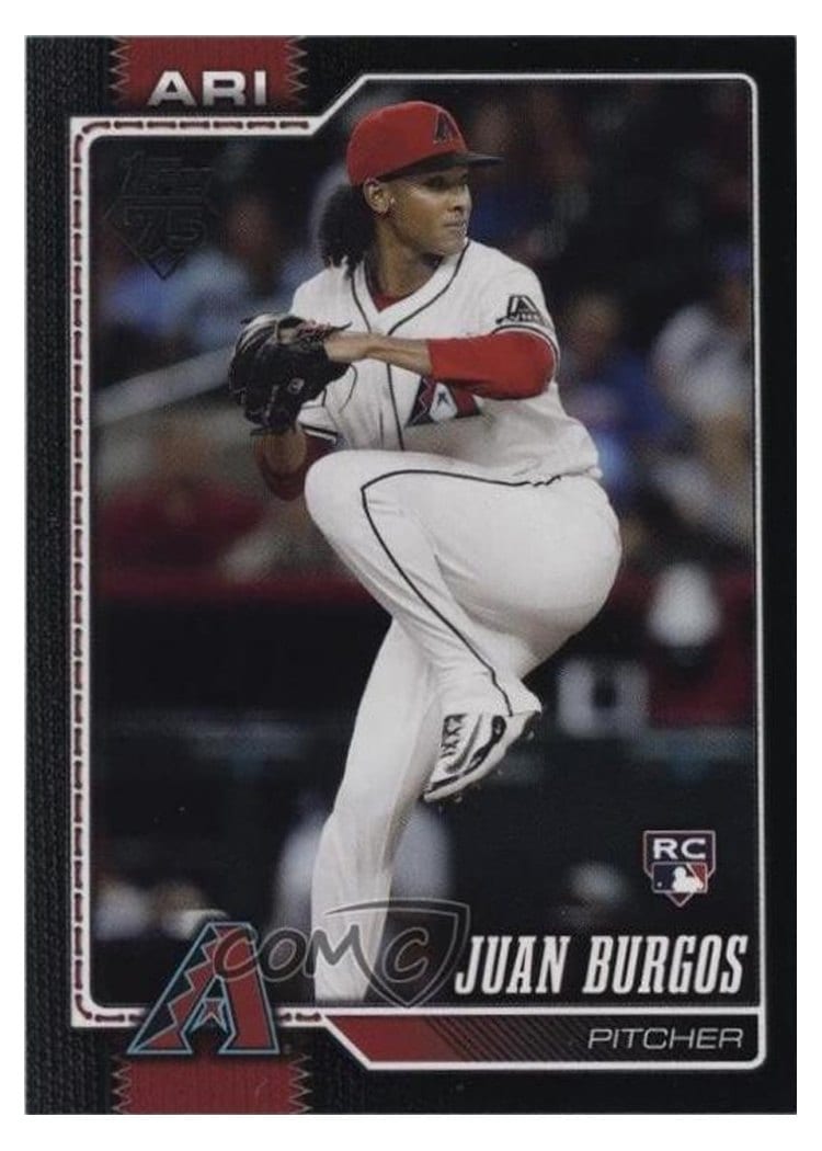 2026 Topps Base Set Juan Burgos Black Border #102 card
