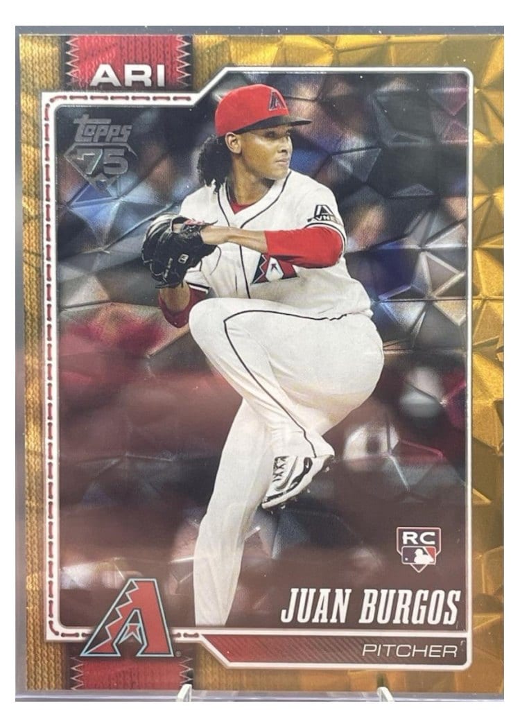 2026 Topps Base Set Juan Burgos Gold Diamante #102