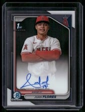 2024 Bowman Chrome Prospects Autographs Juan Flores #CPA-JF card