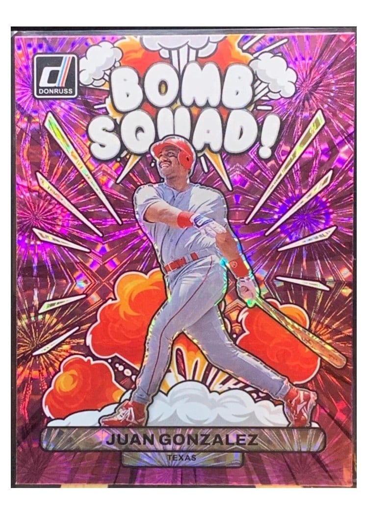 2023 Donruss Bomb Squad Juan Gonzalez #BS7 card