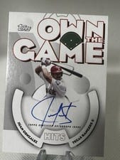 2024 Topps Archives 2006 Topps Baseball Own the Game Autographs Juan Gonzalez #06OGA-JG card
