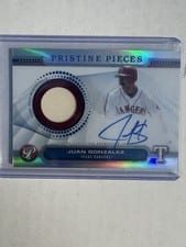 2024 Topps Pristine Pieces Autograph Relic Juan Gonzalez #PPAR-JG card