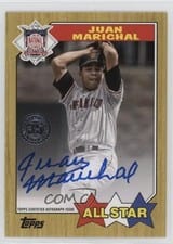 2022 Topps 1987 Topps Baseball All-Star Autographs Juan Marichal #87ASA-JMA