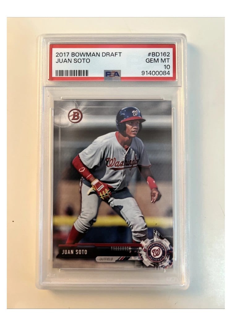 2017 Bowman Draft Base Set Juan Soto #BD-162 card