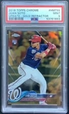 2018 Topps Chrome Update Juan Soto #HMT55 card