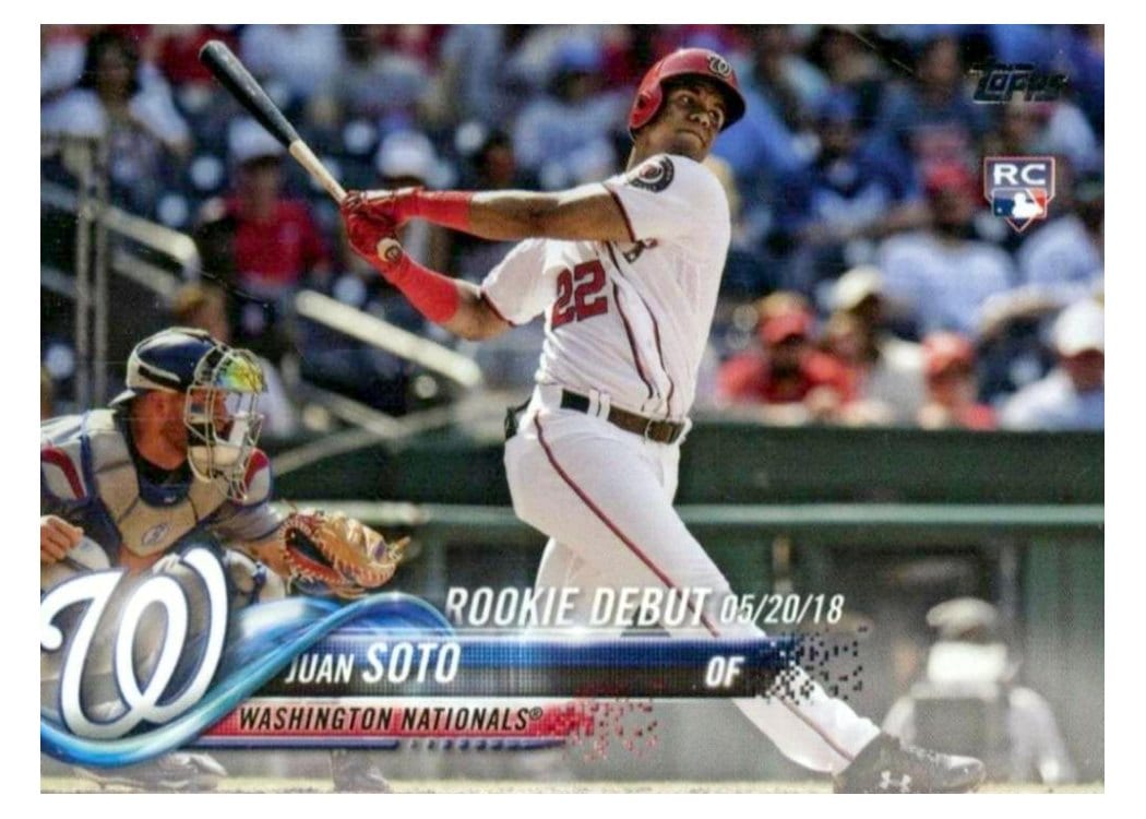 2018 Topps Update Base Set Juan Soto #US104 card