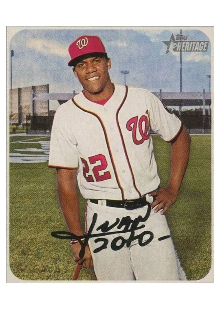 2020 Topps Heritage Base Set Juan Soto #403 card