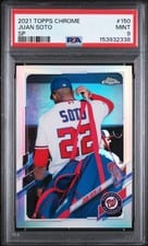 2021 Topps Chrome Juan Soto #150 card