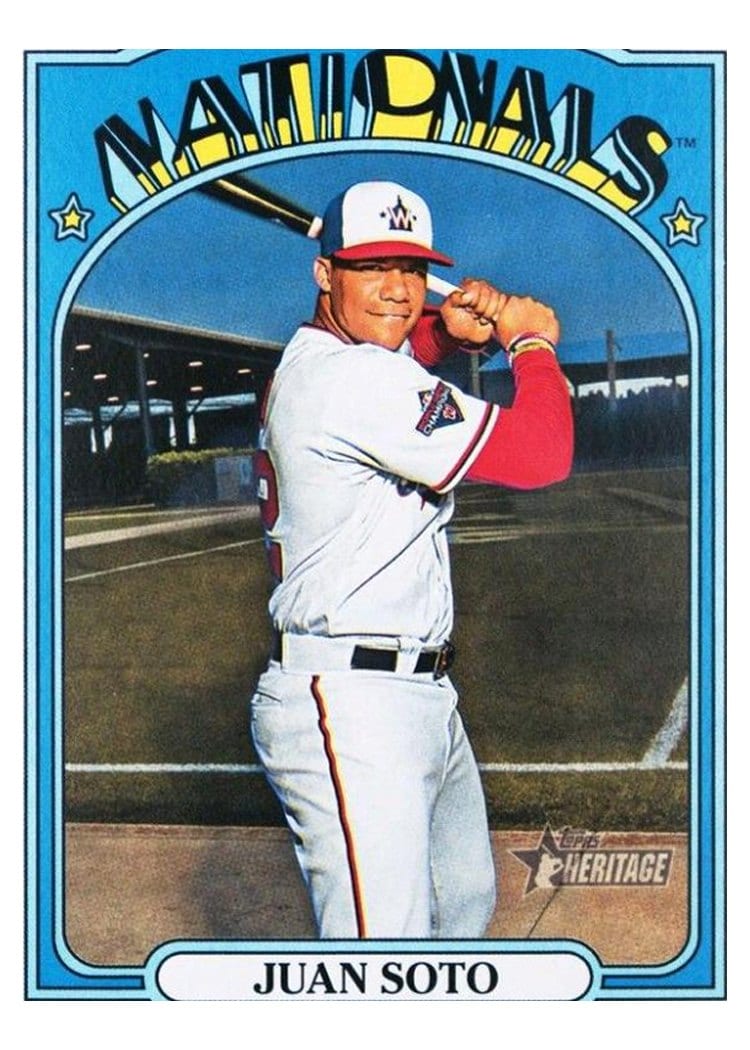 2021 Topps Heritage Base Set Juan Soto #35 card
