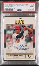 2022 Topps Brooklyn Collection Autographs Juan Soto #AC-JS card