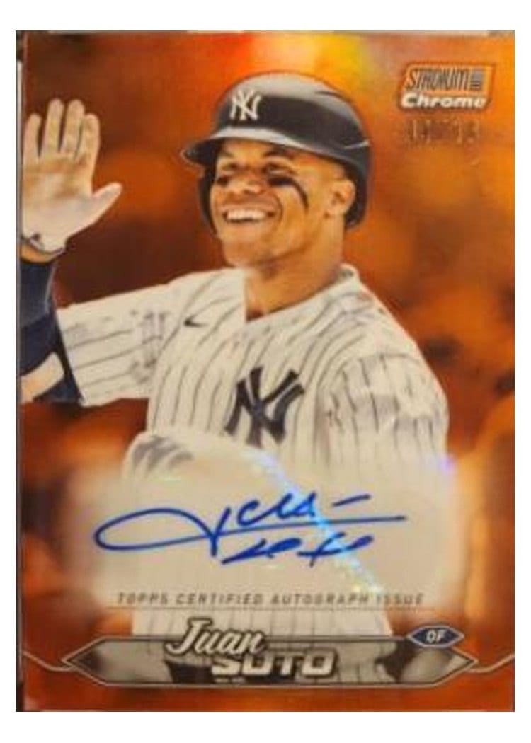 2024 Stadium Club Chrome Autographs Juan Soto #SCCA-JS card