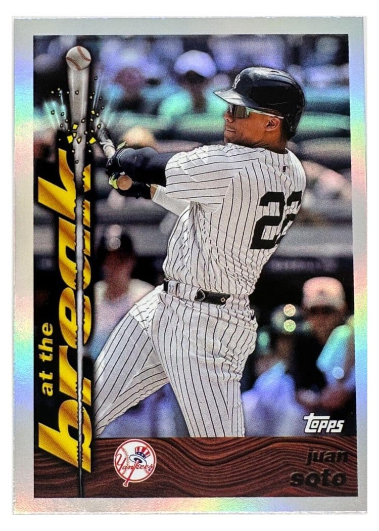 2024 Topps Archives 1995 Topps Traded & Rookies At the Break Juan Soto #95ATB-2 card