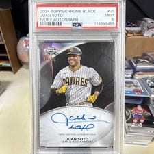 2024 Topps Chrome Black Ivory Autographs Juan Soto #CPA-JS